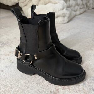 Like New Black Ankle Boots from Mexico
